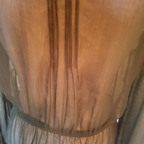 Black long sleeve Sheer Jonathan Martin Blouse - Picture 4 of 6